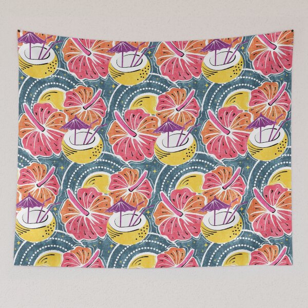 Item preview, Tropical flowers  designed and sold by PerlaDesignArt.