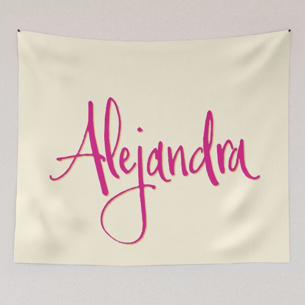 Item preview, ALEJANDRA personalized type design designed and sold by CharlottePlaceArt.