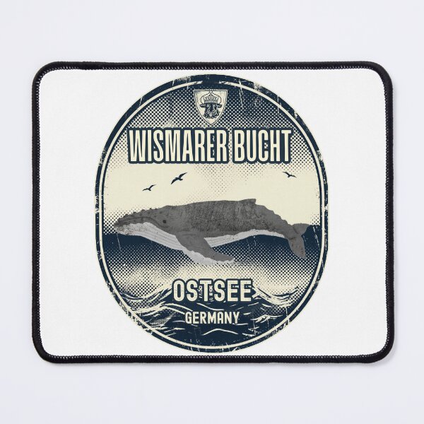 Item preview, Wismar Bay Vintage Maritime with Whale designed and sold by AdCoL.