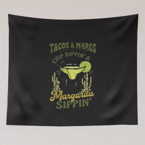 Item preview, Tacos And Margs Social Club Funny Margarita Lover Girls Trip Party Fiesta Vibes designed and sold by kiralynstration.