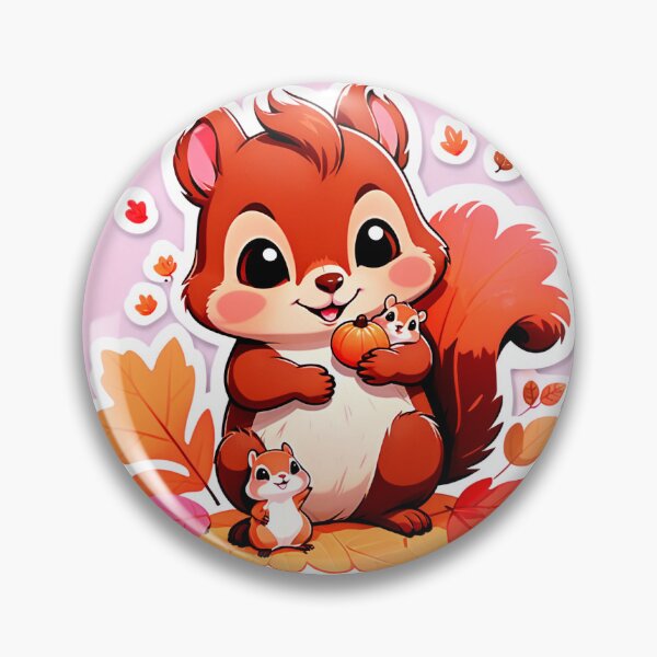Item preview, Kawaii Mama Squirrel Sticker designed and sold by PastelPawsArt.
