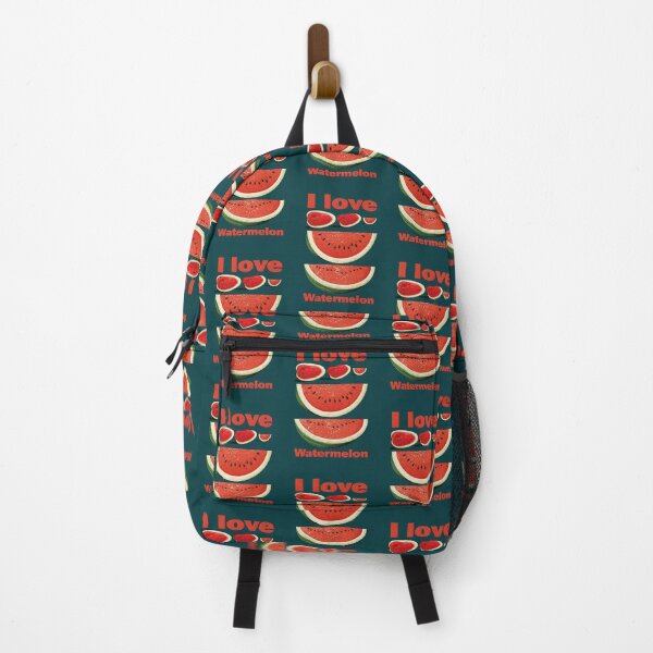 Item preview, Stacked Watermelon Slices Dark Blue Poster designed and sold by Piotrek0001.