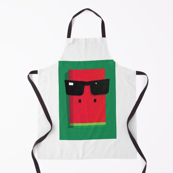 Item preview, Minimalist Square Watermelon Face with Shades designed and sold by Piotrek0001.
