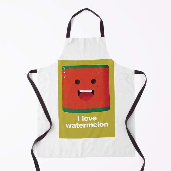 Item preview, Happy Square Kawaii Watermelon on Green designed and sold by Piotrek0001.