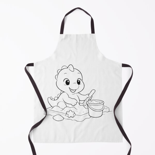 Item preview, Cute dinosaur in the sandbox – Play & fun for children designed and sold by Claudia156.