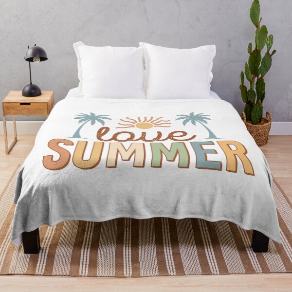 Item preview, Love Summer typography - beach vibes boho design palm trees summer quote designed and sold by KymeraStudio25.