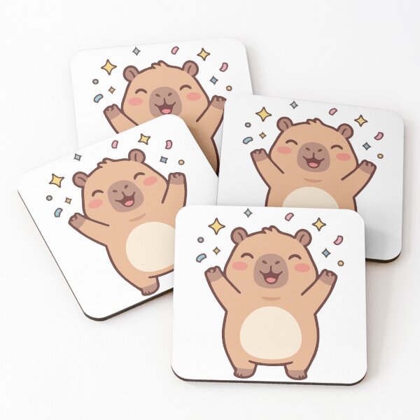 Item preview, Happy cute capybara designed and sold by PeterskyDesign.