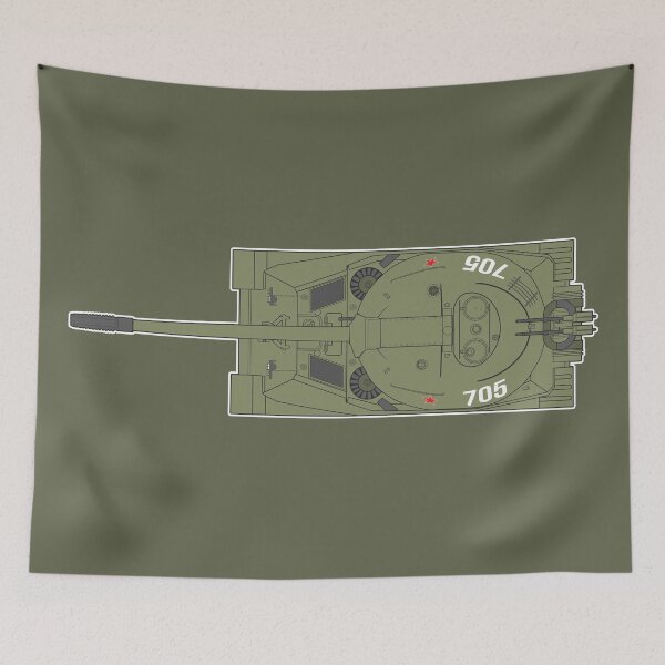 Item preview, Soviet heavy tank Object 705 top view designed and sold by FAawRay.