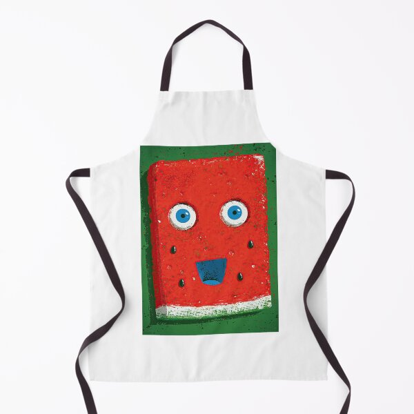 Item preview, Funny Surprised Watermelon Block Face Red designed and sold by Piotrek0001.