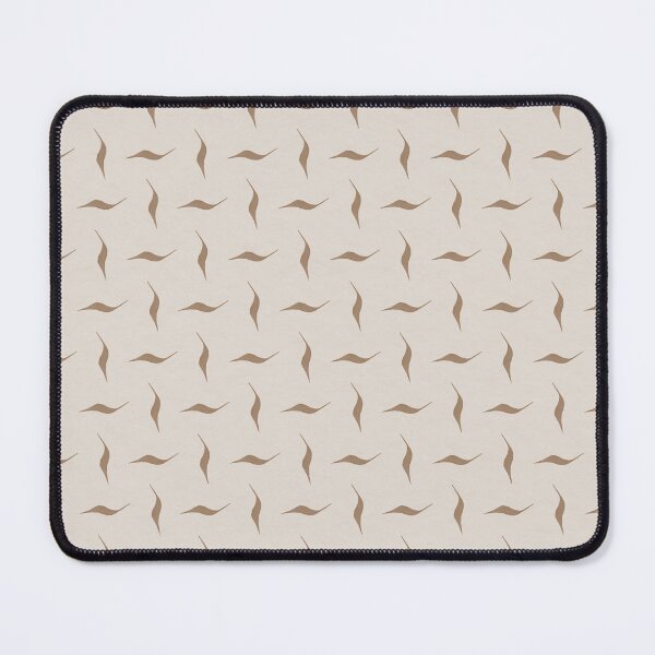 Item preview, brown abstract organic motif pattern on off-white background designed and sold by Designs by christel_treiber.