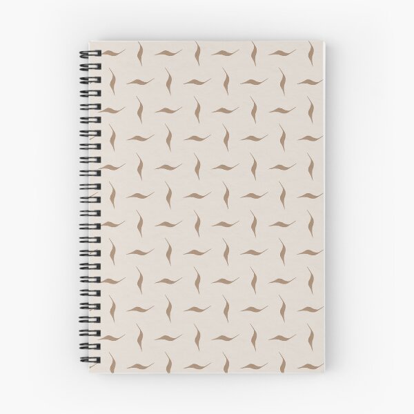 Item preview, brown abstract organic motif pattern on off-white background designed and sold by Designs by christel_treiber.