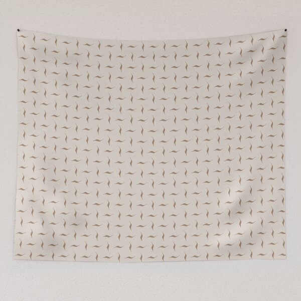 Item preview, brown abstract organic motif pattern on off-white background designed and sold by Designs by christel_treiber.