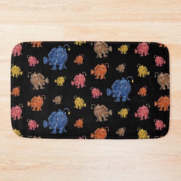 Item preview, Grumpy Deep Sea Frogfish - Colorful Marine Life Collection designed and sold by Wennebabs.