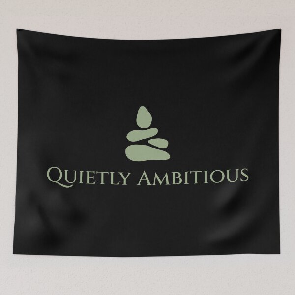 Item preview, Not Loud Just Focused – Quietly Ambitious Minimalist T-shirt Introvert Aesthetic Outfit designed and sold by PixelPlush.