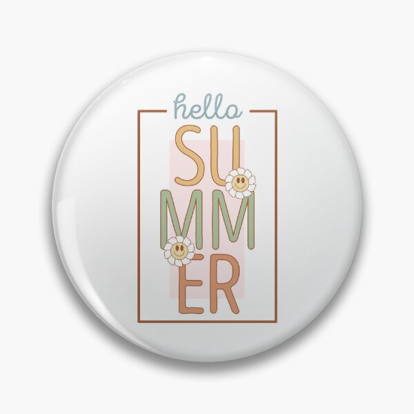 Item preview, Boho summer aesthetic typography - hello summer retro cute design designed and sold by KymeraStudio25.