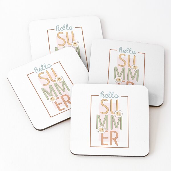 Item preview, Boho summer aesthetic typography - hello summer retro cute design designed and sold by KymeraStudio25.
