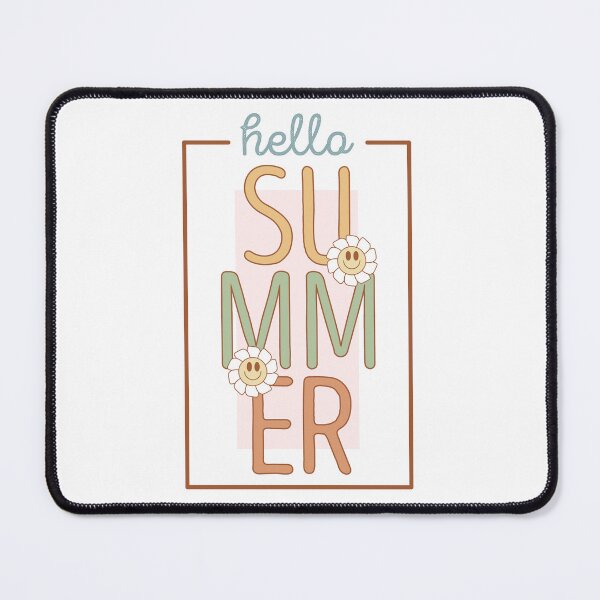 Item preview, Boho summer aesthetic typography - hello summer retro cute design designed and sold by KymeraStudio25.