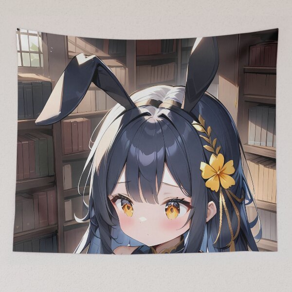 Item preview, Myne Ascendance of a Bookworm Bunny Reading Fantasy designed and sold by SuperTeamCanada.