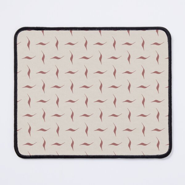 Item preview, rust colored  abstract organic motif pattern on off-white background designed and sold by Designs by christel_treiber.