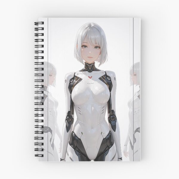 Item preview, Elegant White Cyborg – Futuristic Synthetic Beauty Poster designed and sold by SEIMEI2025.