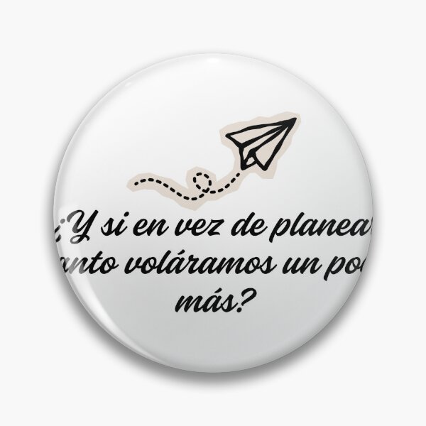 Item preview, Fly more, plan less - Inspirational phrase in Spanish - Minimalist Travel Art designed and sold by Clauzierra.