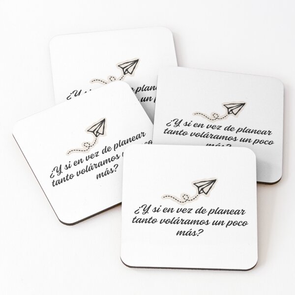 Item preview, Fly more, plan less - Inspirational phrase in Spanish - Minimalist Travel Art designed and sold by Clauzierra.