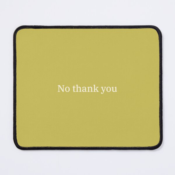 Item preview, No Thank You - Funny Introvert Humor - Retro Olive Serif designed and sold by Just Vibing Co.