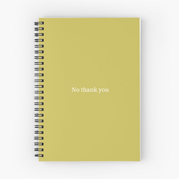 Item preview, No Thank You - Funny Introvert Humor - Retro Olive Serif designed and sold by Just Vibing Co.