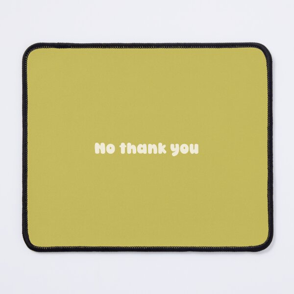Item preview, No Thank You - Funny Introvert Humor - Funky Retro Green designed and sold by Just Vibing Co.