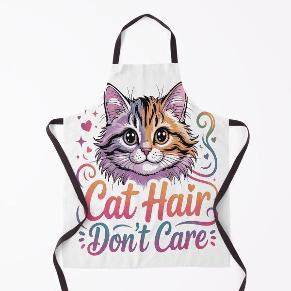 Item preview, Funny Cat Mom Cat Hair Don’t Care Cute Gift Shirt designed and sold by fayrozelmasry.