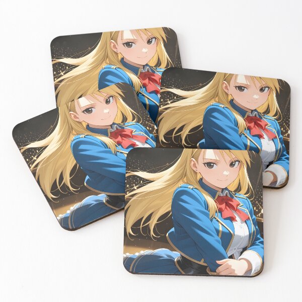 Item preview, Riza Hawkeye Fullmetal Alchemist Dynamic Uniform Pose designed and sold by SuperTeamCanada.