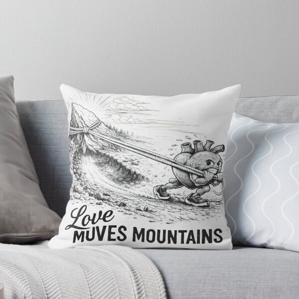 Item preview, Love Moves Mountains Shirt | Mom Dad Gift | Inspirational Love Tee | Strength Parenting Shirt designed and sold by Ginastle26.