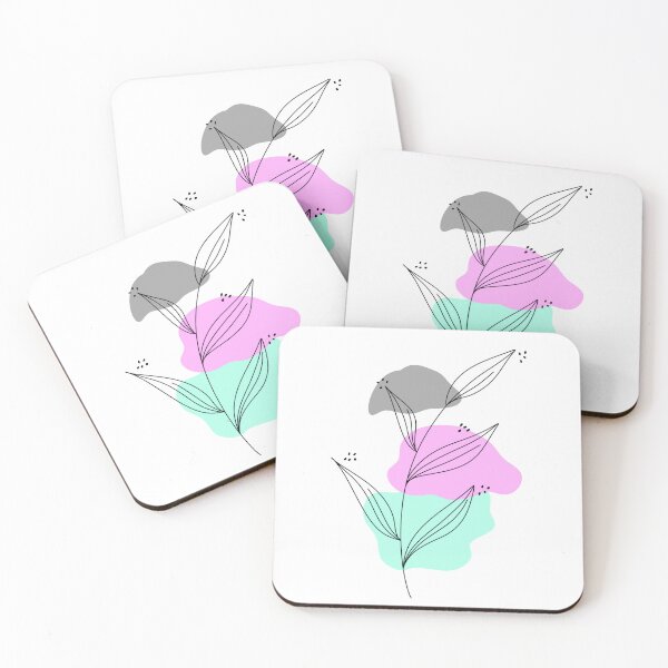 Item preview, Abstract Art Leaves designed and sold by Lunar Light Atelier.