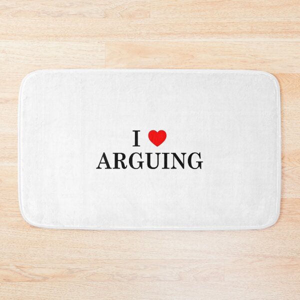 Item preview, I Love Arguing I Heart Arguing Debating Feminism Feminist designed and sold by hqmofoo35.