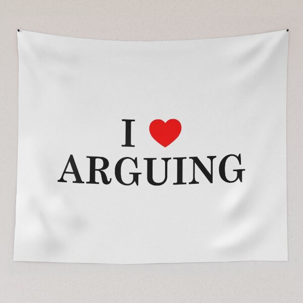 Item preview, I Love Arguing I Heart Arguing Debating Feminism Feminist designed and sold by hqmofoo35.