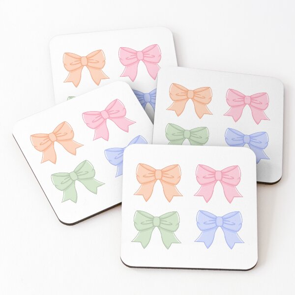 Item preview, Pastel Ribbon Bows Collection - Coquette Aesthetic designed and sold by StxrCorner.