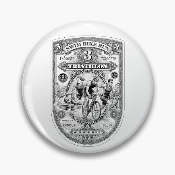 Item preview, Triathlon Triathlete Swim Bike Run Funny Vintage Banknote designed and sold by GrandeDuc.