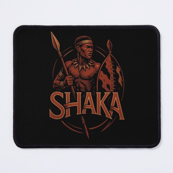 Item preview, Shaka Zulu Warrior Design, Zulu King Shirt, African Warrior, Tribal Battle, Spear Shield Fighter, South African History, Zulu Nation, Warrior Culture Art designed and sold by Typologystudios.