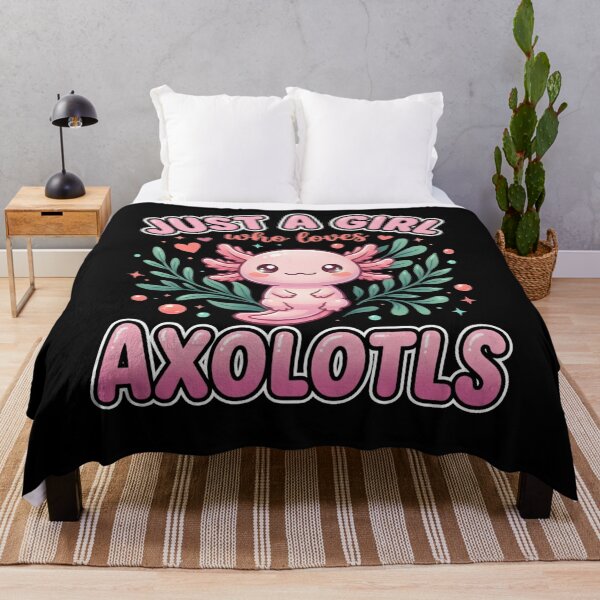 Item preview, Just a Girl Who Loves Axolotls – Cute Axolotl Lover Gift designed and sold by THREE LITTLE BEANS.