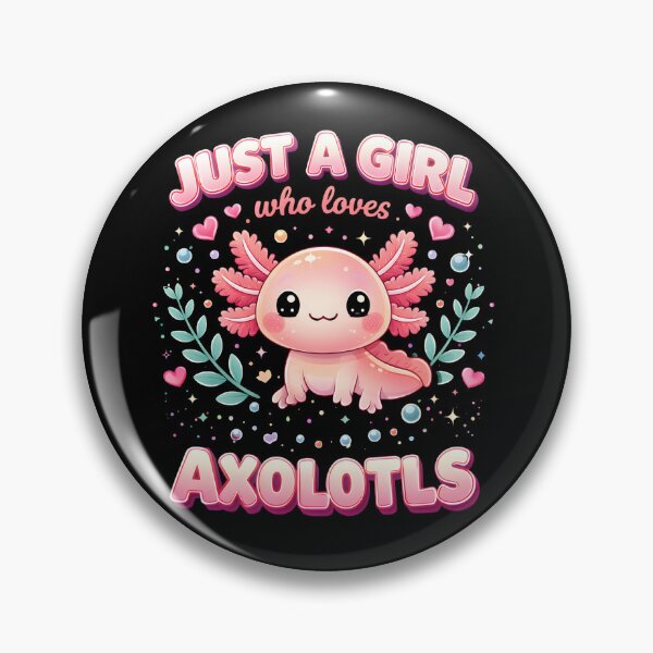 Item preview, Just a Girl Who Loves Axolotls – Cute Axolotl Lover Gift designed and sold by THREE LITTLE BEANS.