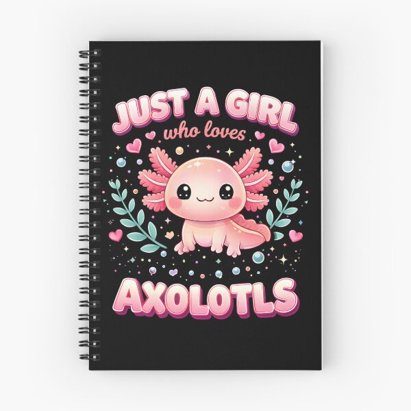 Item preview, Just a Girl Who Loves Axolotls – Cute Axolotl Lover Gift designed and sold by THREE LITTLE BEANS.
