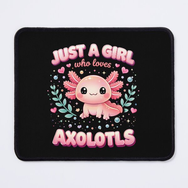 Item preview, Just a Girl Who Loves Axolotls – Cute Axolotl Lover Gift designed and sold by THREE LITTLE BEANS.