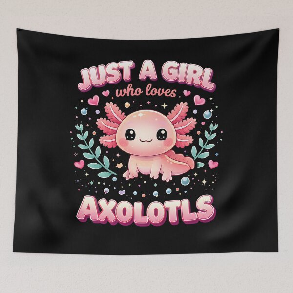 Item preview, Just a Girl Who Loves Axolotls – Cute Axolotl Lover Gift designed and sold by THREE LITTLE BEANS.