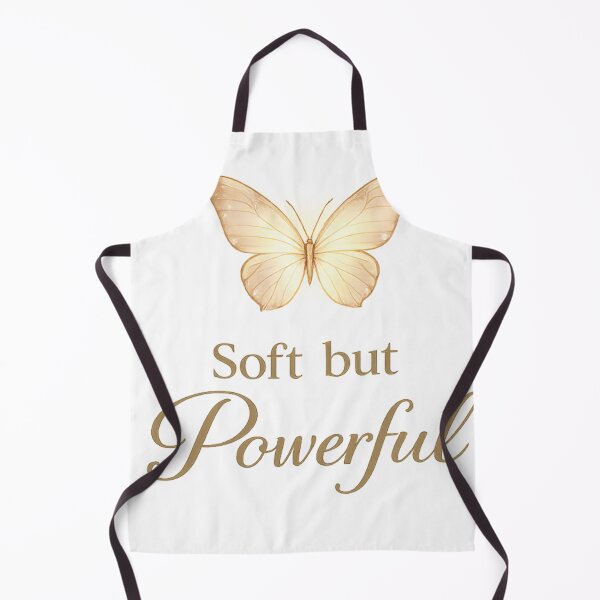 Item preview, Soft but Powerful Butterfly Minimal Aesthetic Feminine Quote designed and sold by DreamelleStudio.