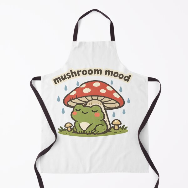 Item preview, Current Status: Mushroom Mood | Aesthetic Frog & Rain Cottagecore designed and sold by Naviora.