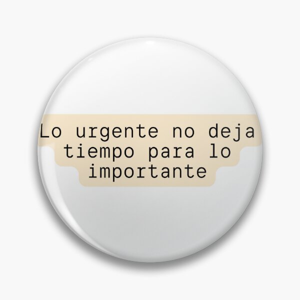 Item preview, Inspirational Quote in Spanish - Minimalist Travel Art - The urgent leaves no time for the important designed and sold by Clauzierra.