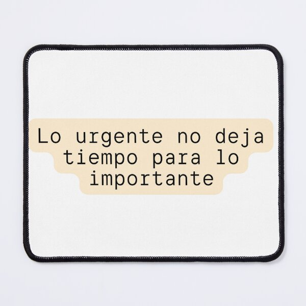 Item preview, Inspirational Quote in Spanish - Minimalist Travel Art - The urgent leaves no time for the important designed and sold by Clauzierra.