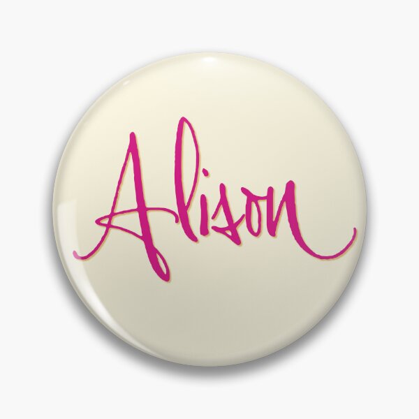 Item preview, ALISON personalized type design designed and sold by CharlottePlaceArt.