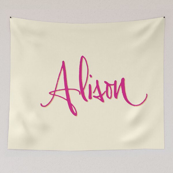 Item preview, ALISON personalized type design designed and sold by CharlottePlaceArt.