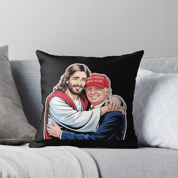 Item preview, Jesus Hugging Trump Make America Great Again designed and sold by plushism.